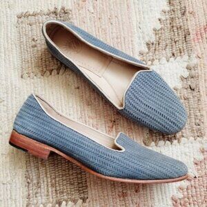 Summertime Bohemian Loafers Perforated Leather Suede size EU 37 / US 6.5